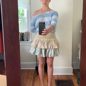 PETERSYN floral skirt 😻🌸🌸